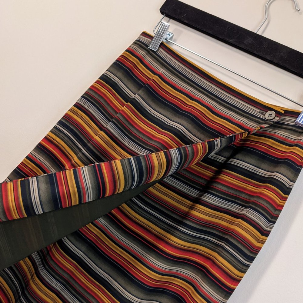 CLEARANCE: Multi Color Wrap Skirt